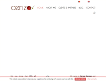 Tablet Screenshot of ceriza.com